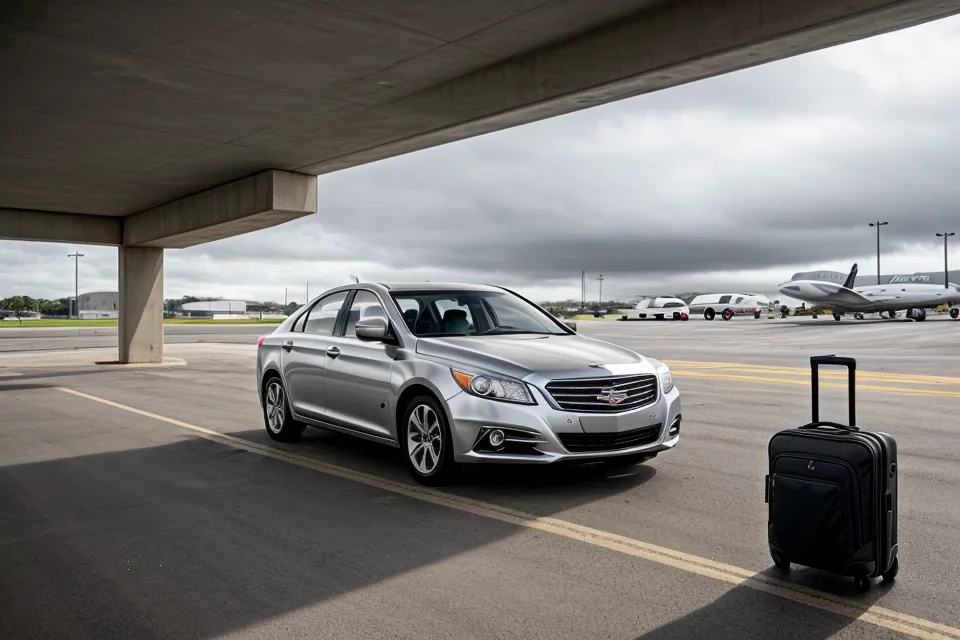 rental car counter upsell script for Mountain West business travel — sales rep declining an insurance and SUV upgrade pitch